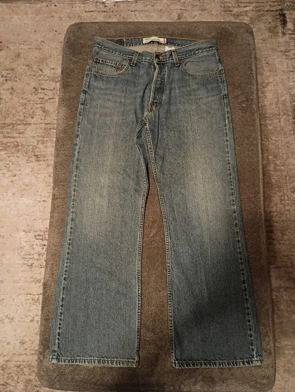 Levi's Men's 567 Loose Bootcut Jeans Size 34x32 With Button Fly
